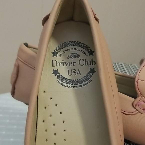 Rose/Nude Driver Club USA, Driving Moccasins. - Picture 7 of 7